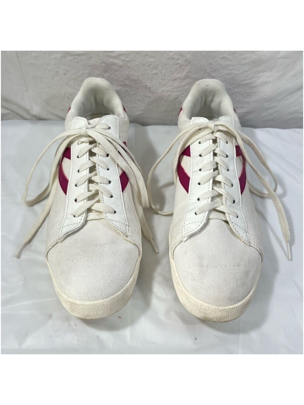 TRETORN Nylite sneakers Bright pink and black design logo size 10